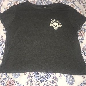 Women’s crop top tee